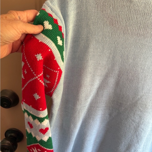 Holiday Spirit Christmas Sweater Women's Size Large. Bells and pompom accents. - Picture 9 of 12